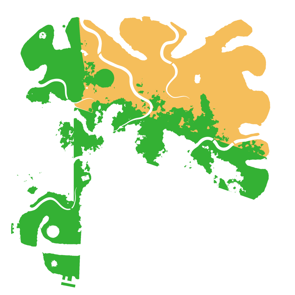 Biome Rust Map: Procedural Map, Size: 4200, Seed: 311996
