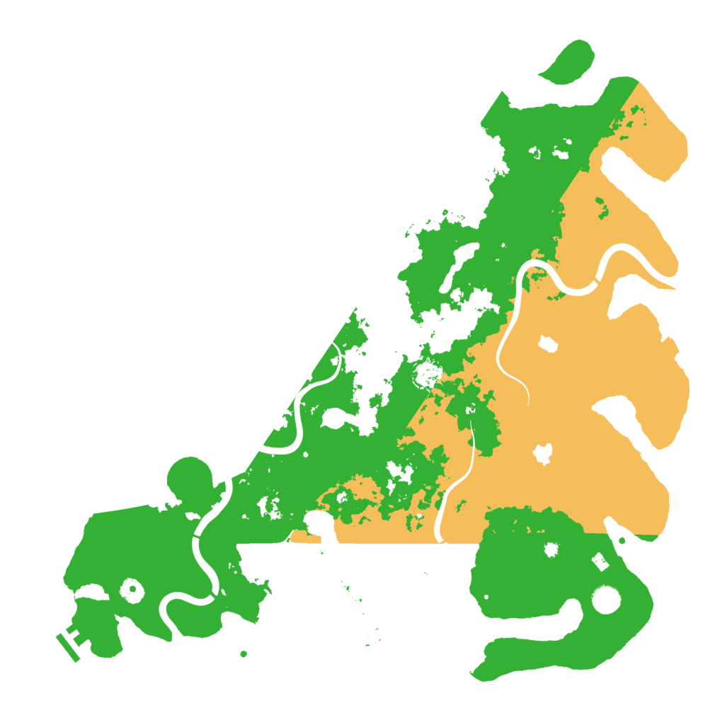 Biome Rust Map: Procedural Map, Size: 4500, Seed: 507722945