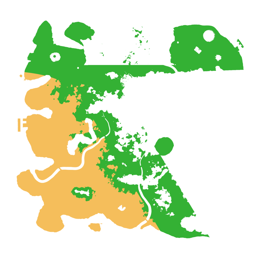 Biome Rust Map: Procedural Map, Size: 4000, Seed: 21318