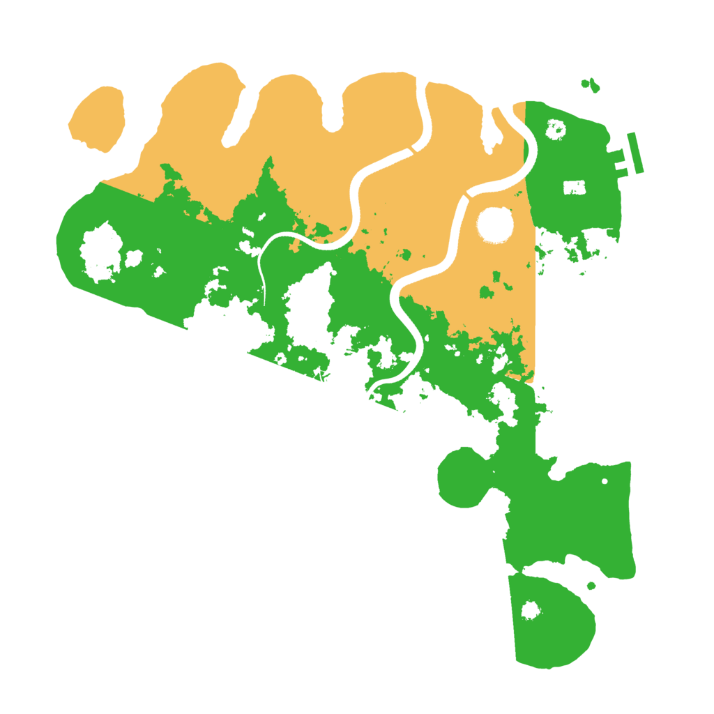 Biome Rust Map: Procedural Map, Size: 3500, Seed: 1151836915