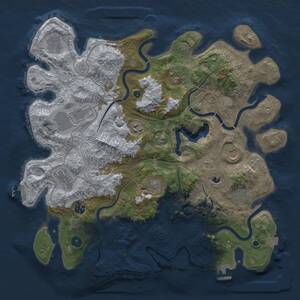 Thumbnail Rust Map: Procedural Map, Size: 4250, Seed: 1342910164, 16 Monuments