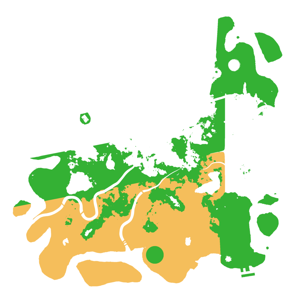 Biome Rust Map: Procedural Map, Size: 4500, Seed: 1391948002