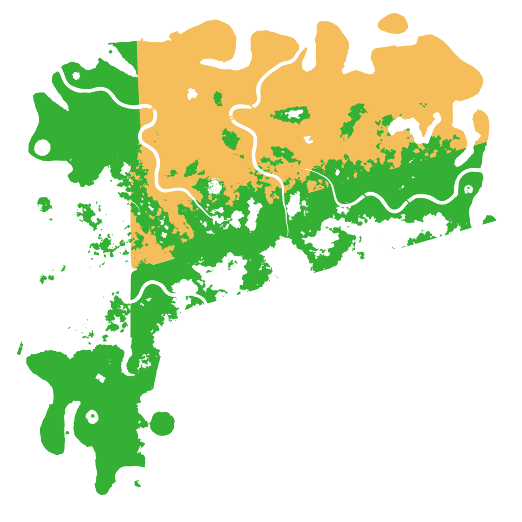 Biome Rust Map: Procedural Map, Size: 6000, Seed: 2113629166