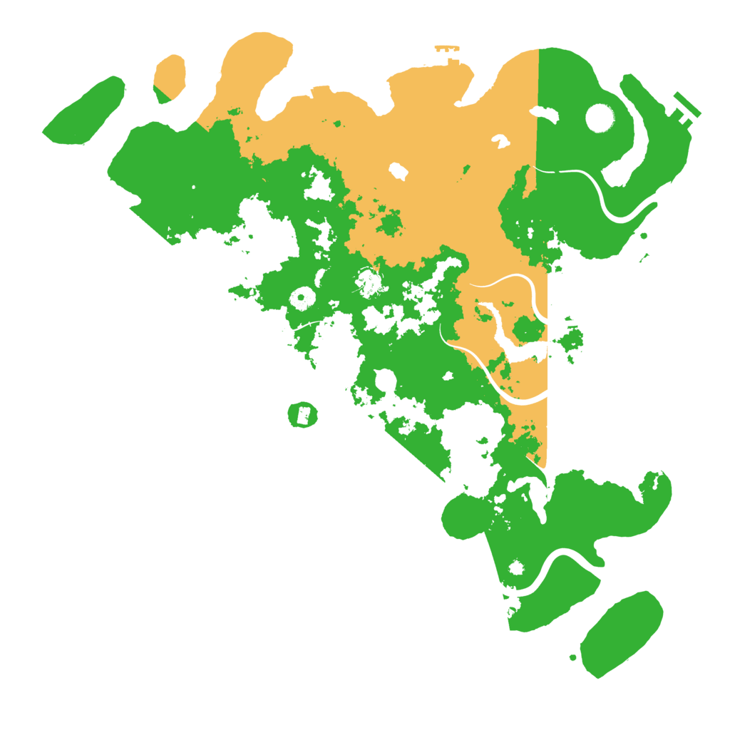 Biome Rust Map: Procedural Map, Size: 4500, Seed: 372849731
