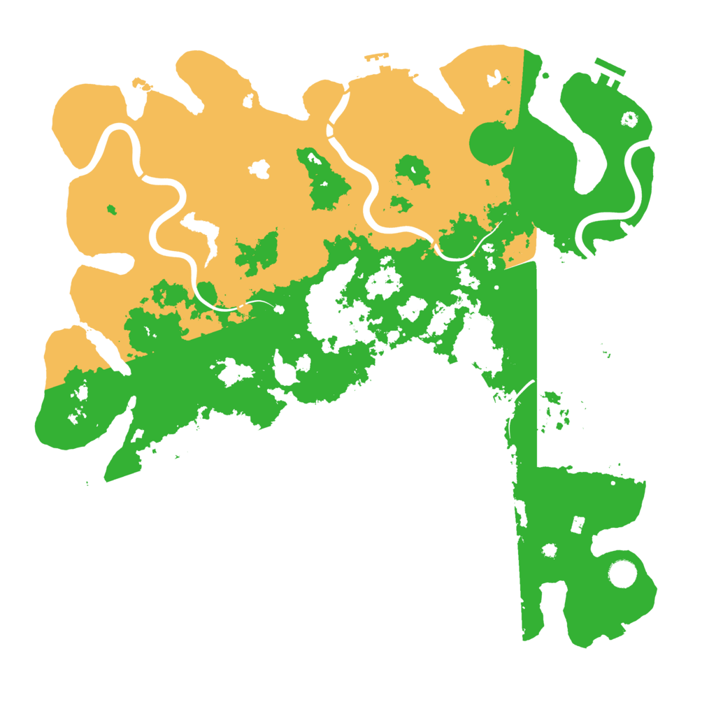Biome Rust Map: Procedural Map, Size: 4500, Seed: 1923470036