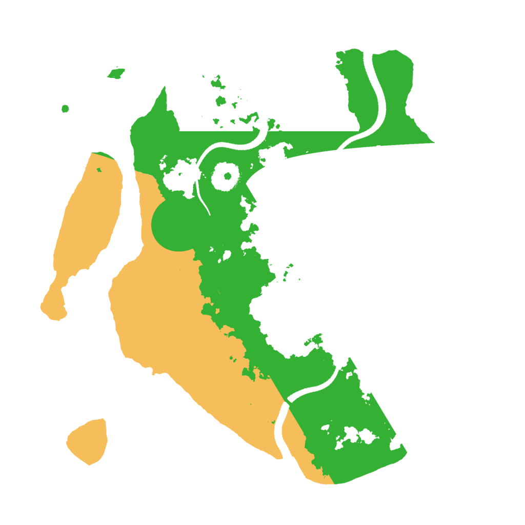 Biome Rust Map: Procedural Map, Size: 2800, Seed: 1894287460