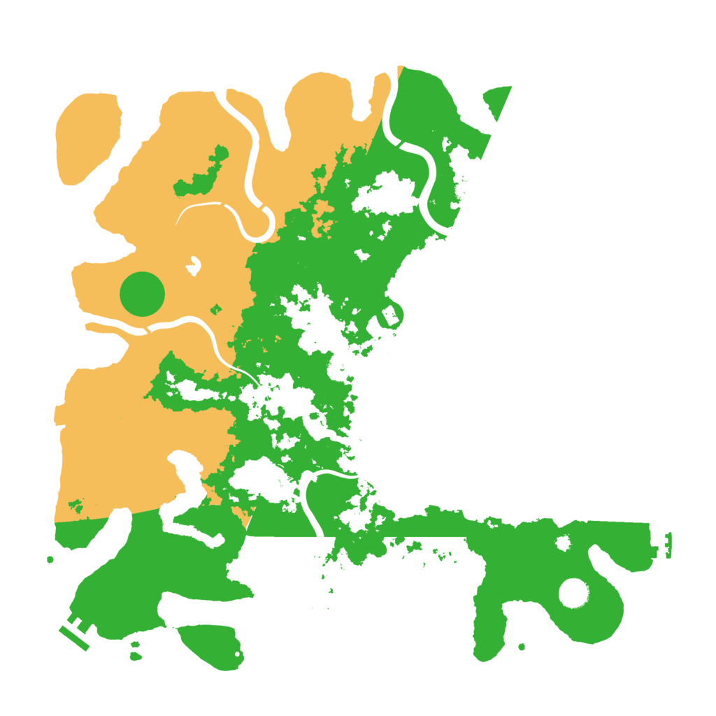 Biome Rust Map: Procedural Map, Size: 4200, Seed: 286171