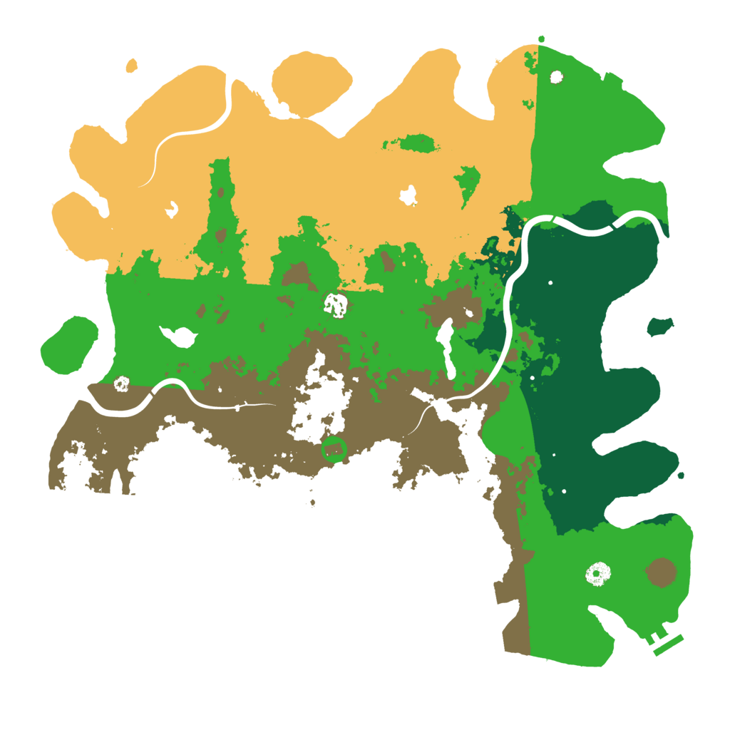 Biome Rust Map: Procedural Map, Size: 4500, Seed: 440427015