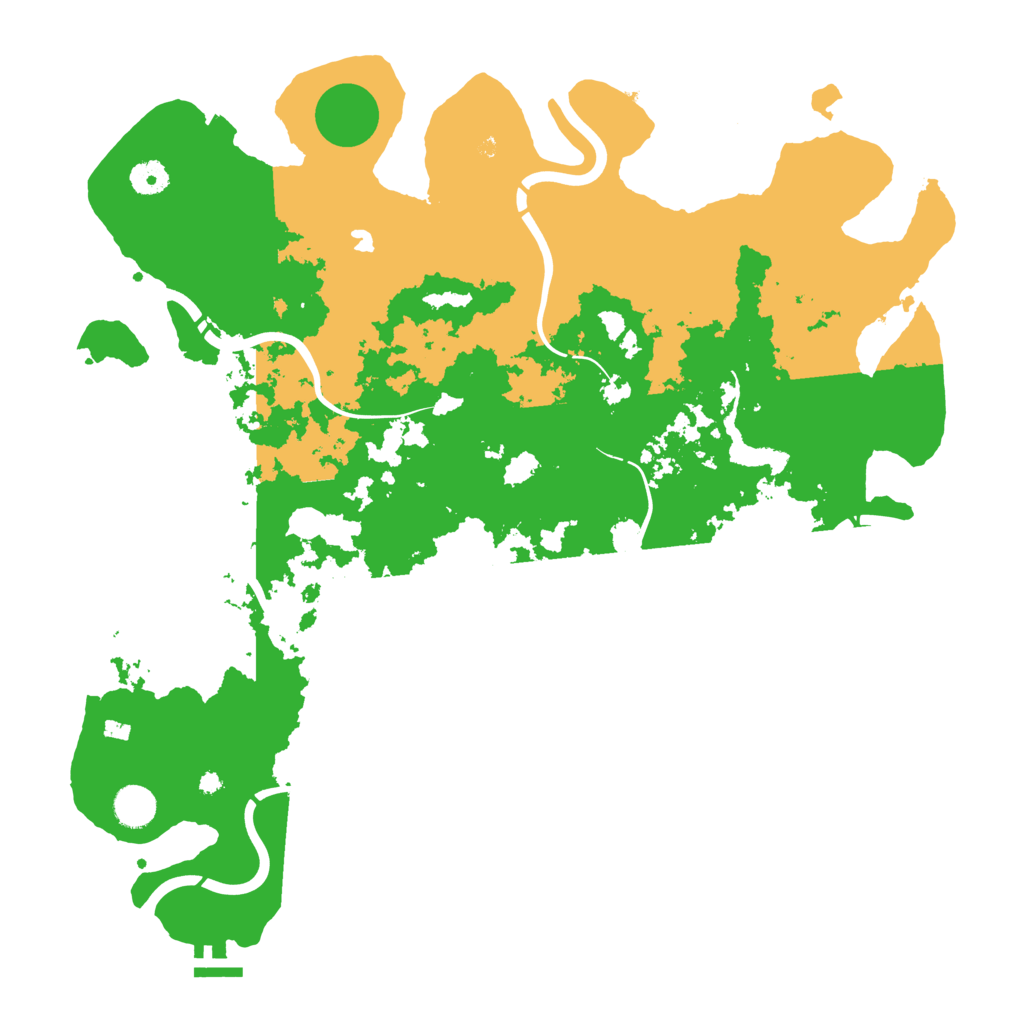 Biome Rust Map: Procedural Map, Size: 4250, Seed: 1935991397