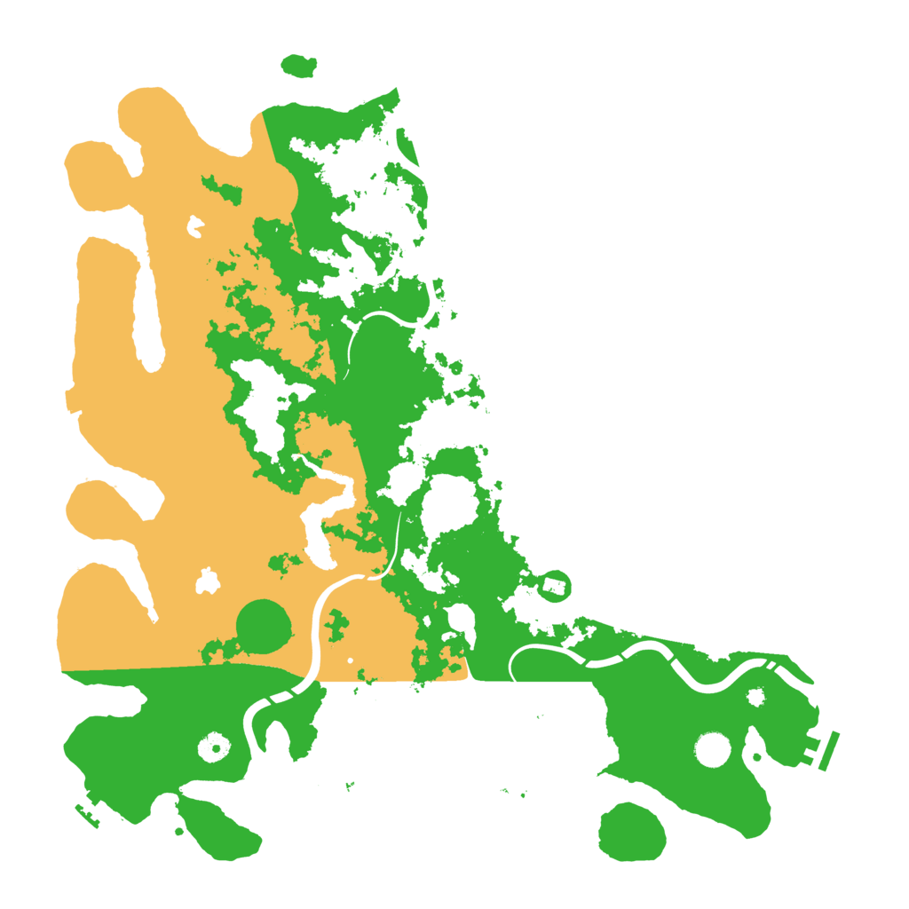 Biome Rust Map: Procedural Map, Size: 4500, Seed: 2120277943