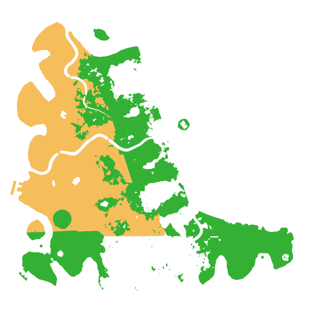 Biome Rust Map: Procedural Map, Size: 4500, Seed: 159674