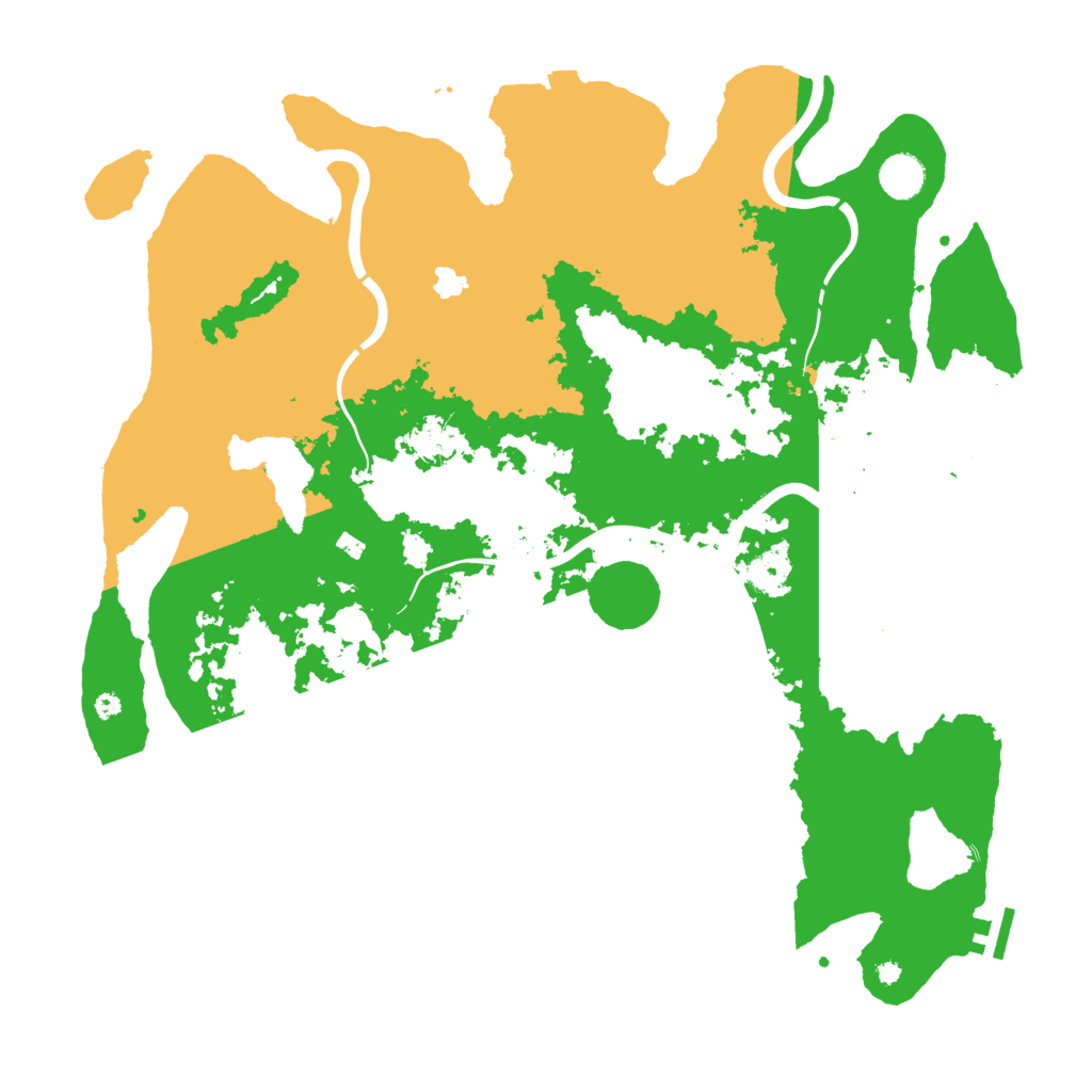 Biome Rust Map: Procedural Map, Size: 4250, Seed: 1999305559