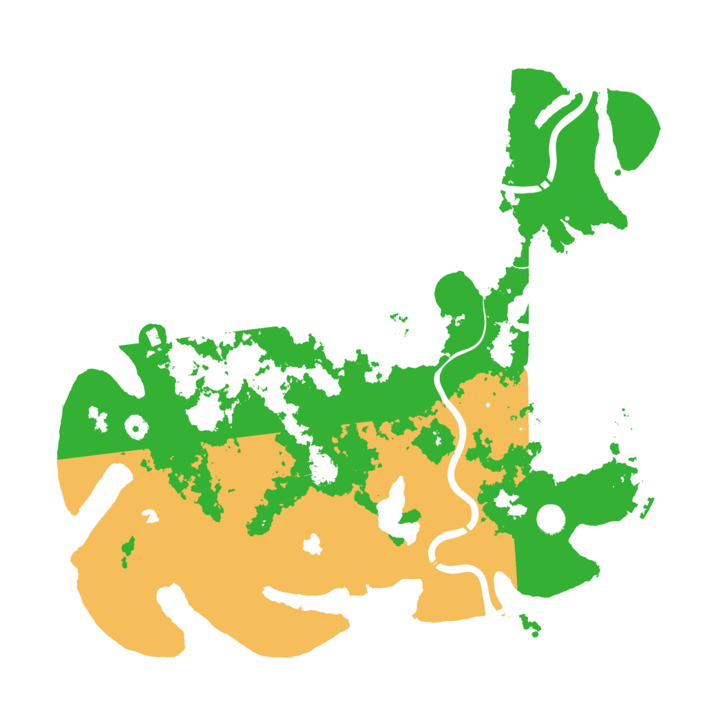 Biome Rust Map: Procedural Map, Size: 4500, Seed: 1010001