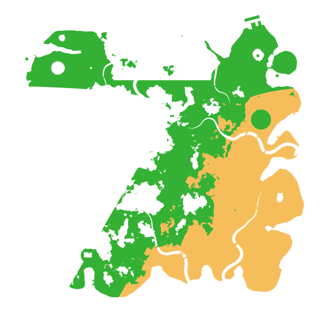 Biome Rust Map: Procedural Map, Size: 4250, Seed: 684428954