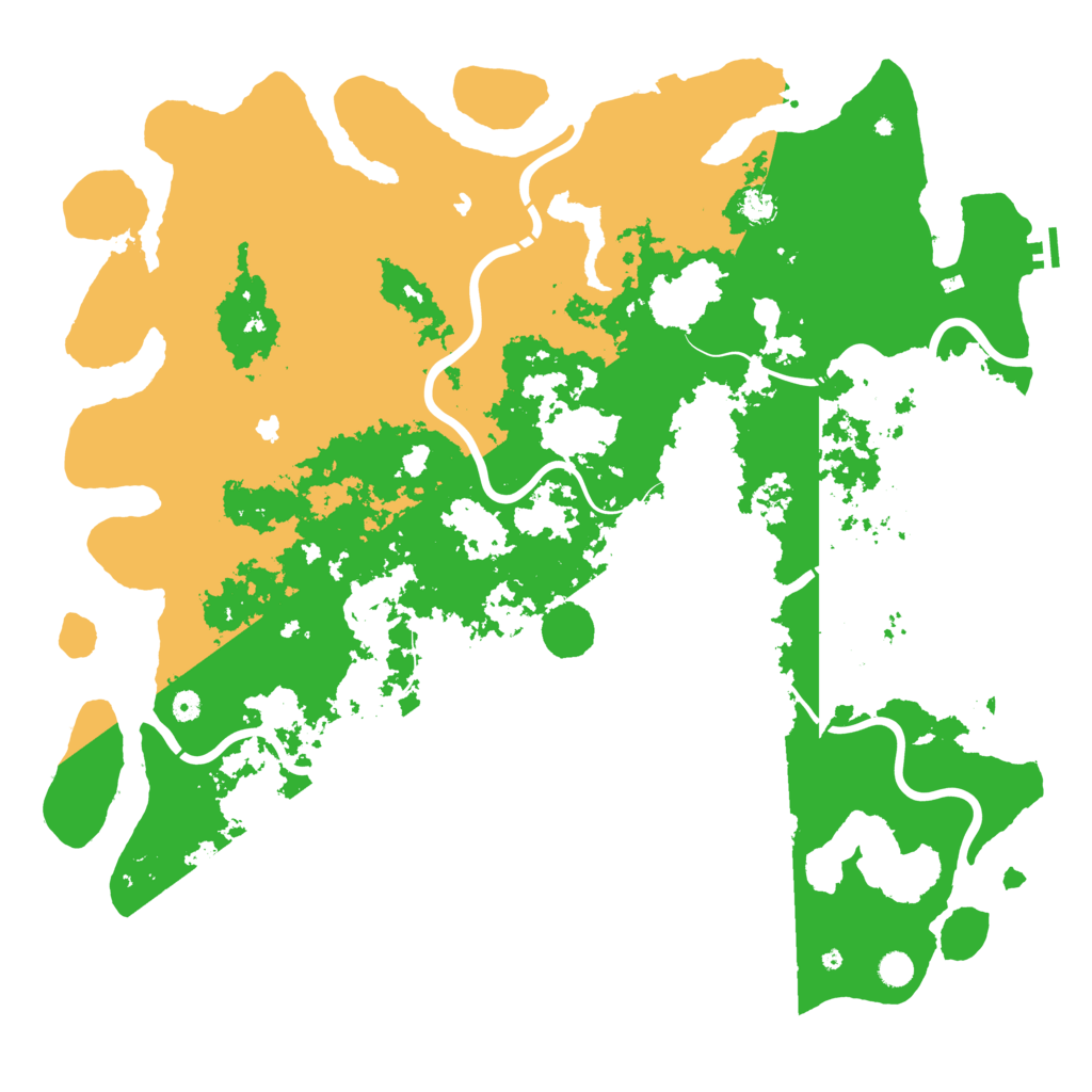 Biome Rust Map: Procedural Map, Size: 5500, Seed: 826321618