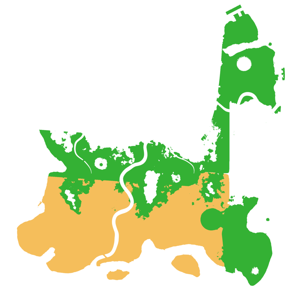 Biome Rust Map: Procedural Map, Size: 3750, Seed: 850021407