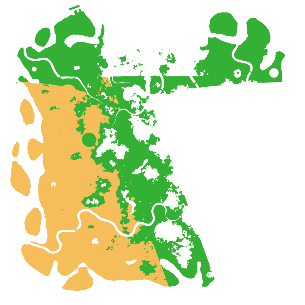 Biome Rust Map: Procedural Map, Size: 5700, Seed: 23545756