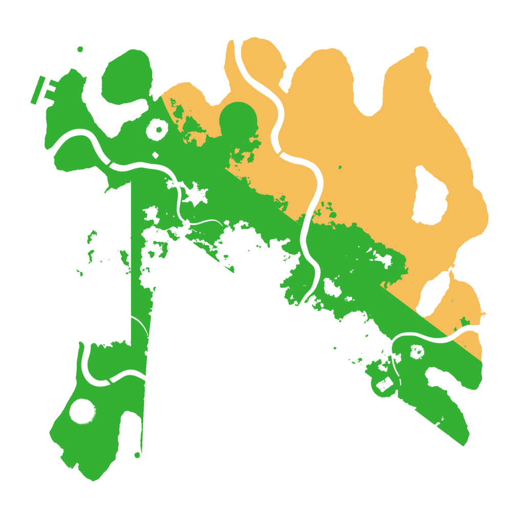 Biome Rust Map: Procedural Map, Size: 3650, Seed: 19548838
