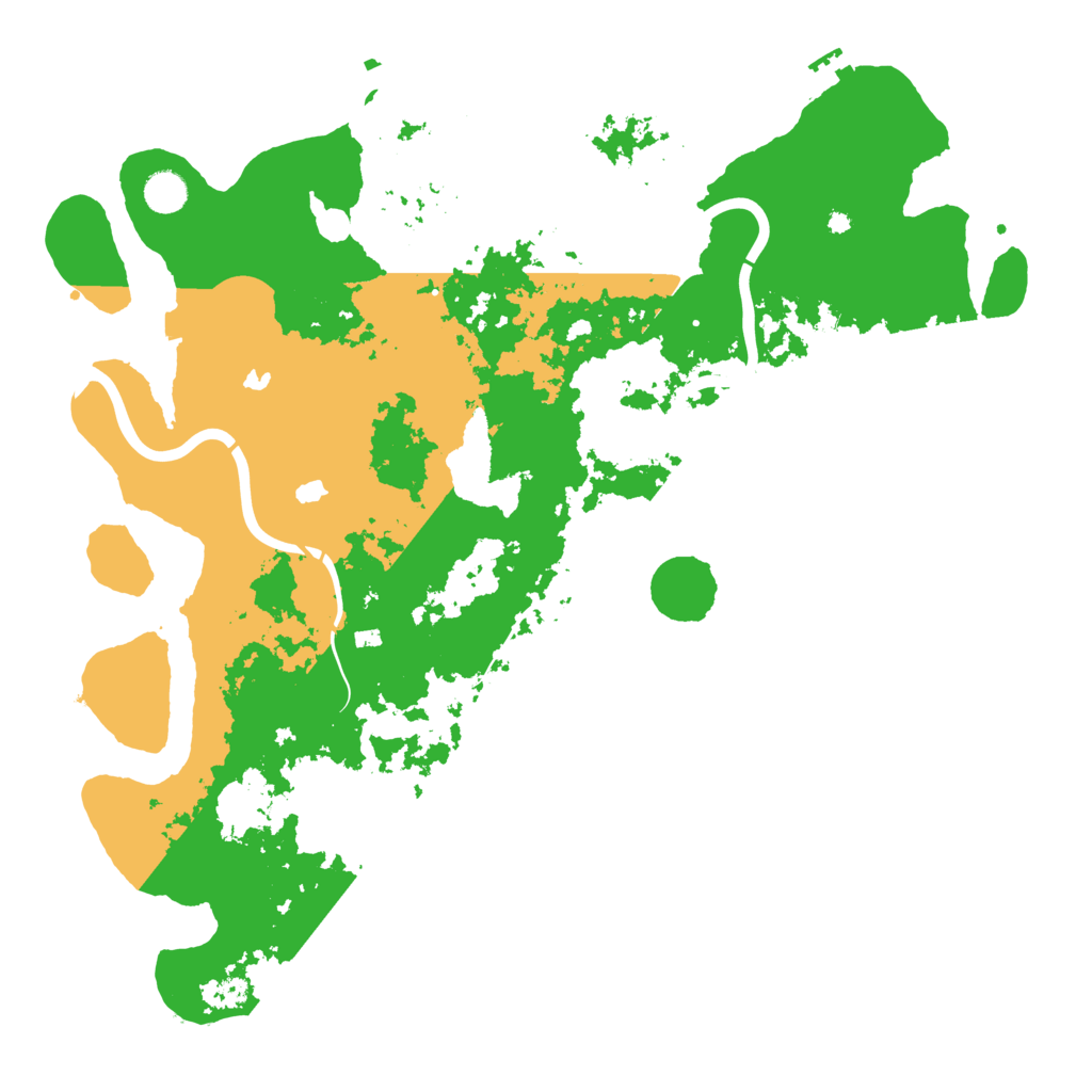 Biome Rust Map: Procedural Map, Size: 4500, Seed: 1805268348