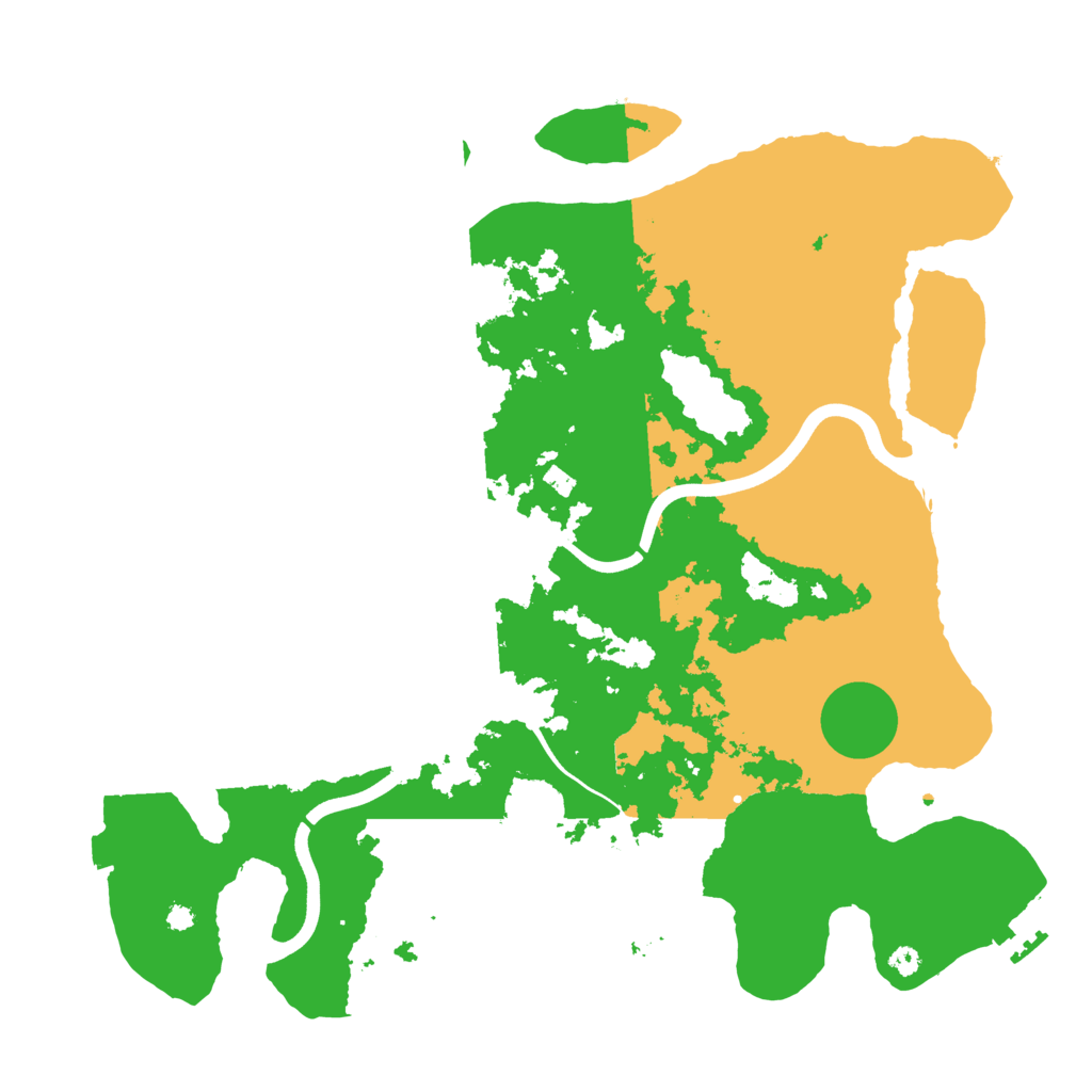 Biome Rust Map: Procedural Map, Size: 3750, Seed: 1345756747