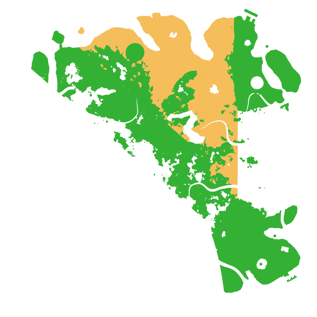 Biome Rust Map: Procedural Map, Size: 4500, Seed: 318974875
