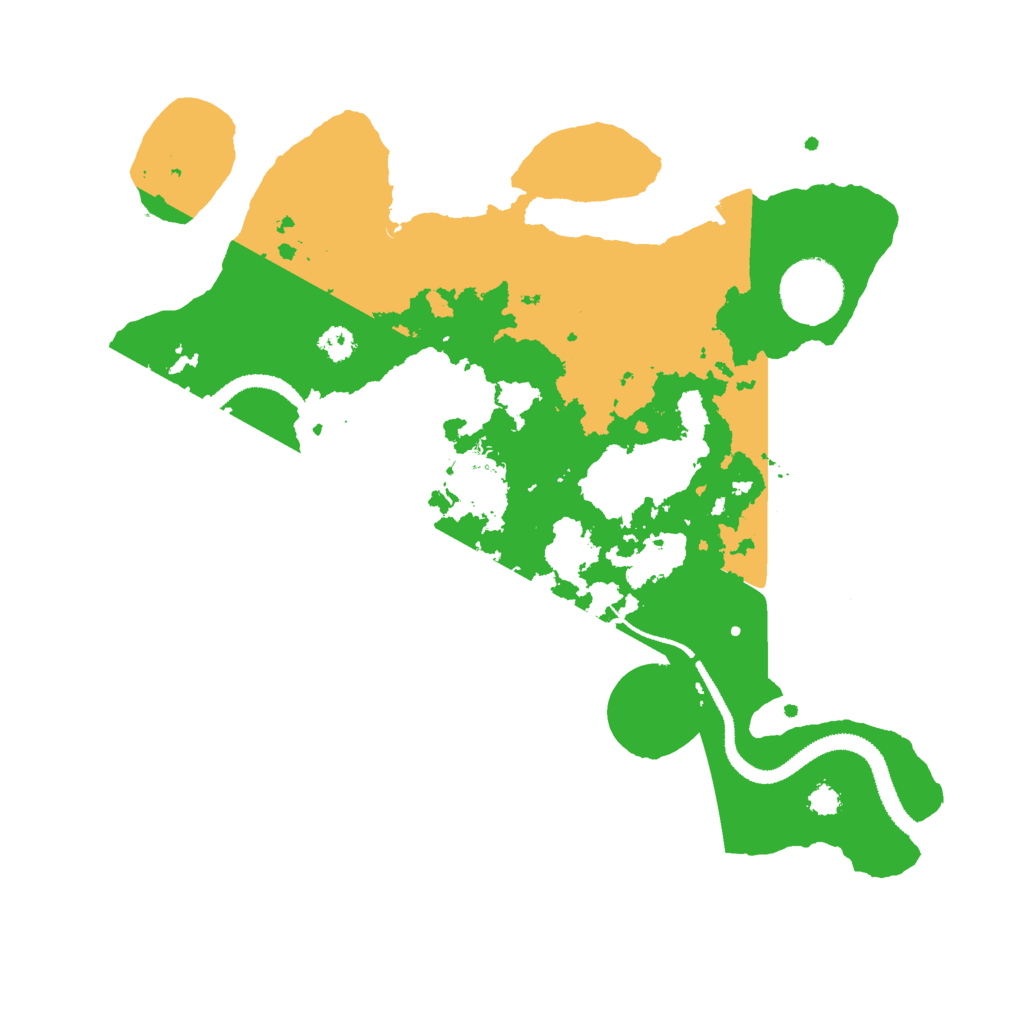 Biome Rust Map: Procedural Map, Size: 3000, Seed: 11651