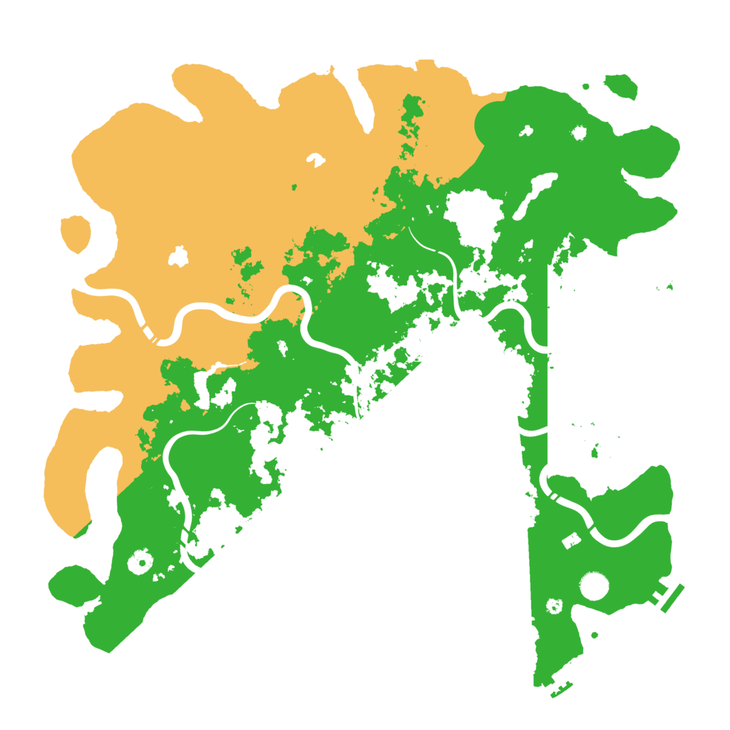 Biome Rust Map: Procedural Map, Size: 4500, Seed: 833761580