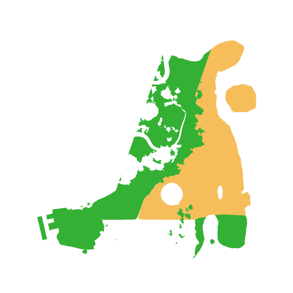 Biome Rust Map: Procedural Map, Size: 2500, Seed: 360070422