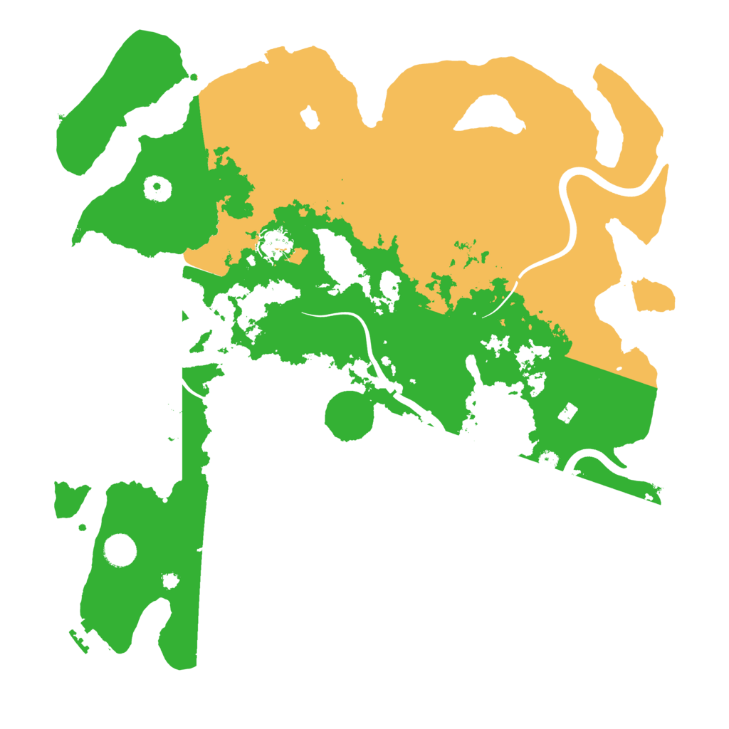 Biome Rust Map: Procedural Map, Size: 4000, Seed: 599256475