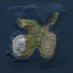 Thumbnail Rust Map: Procedural Map, Size: 1500, Seed: 1080432626, 3 Monuments