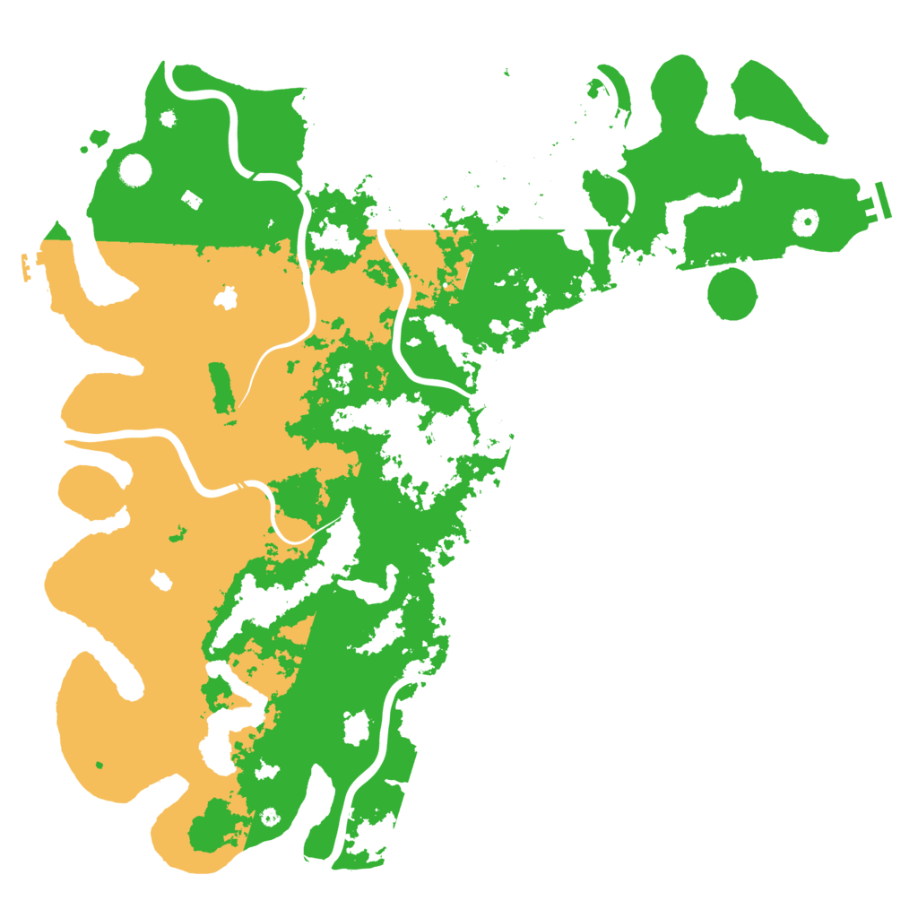 Biome Rust Map: Procedural Map, Size: 5000, Seed: 1363956441