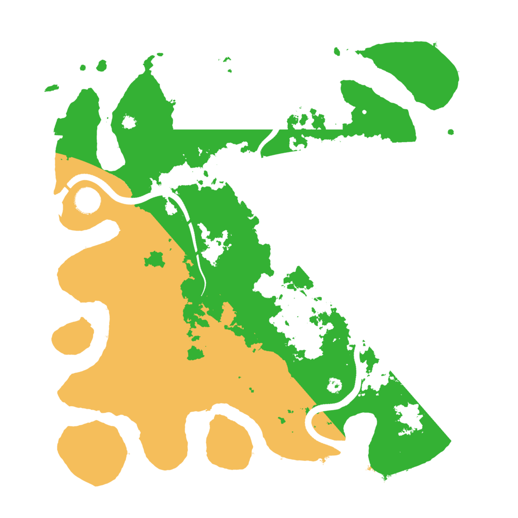 Biome Rust Map: Procedural Map, Size: 3500, Seed: 2093010382