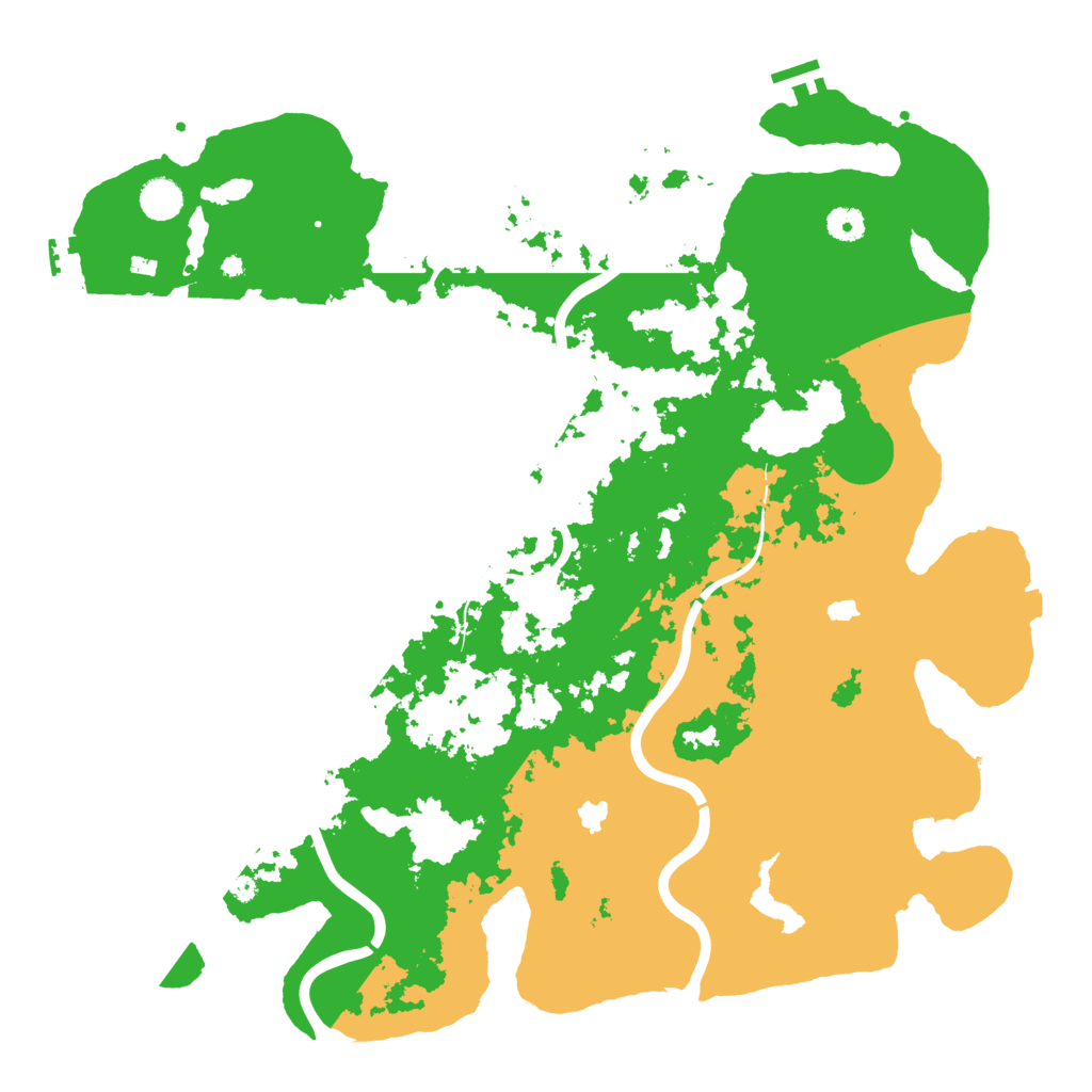 Biome Rust Map: Procedural Map, Size: 4500, Seed: 182965272