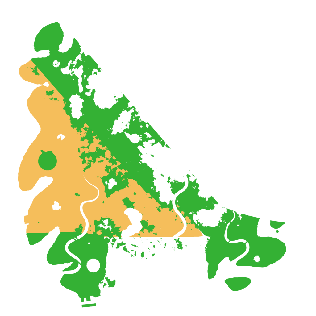Biome Rust Map: Procedural Map, Size: 4500, Seed: 999748280