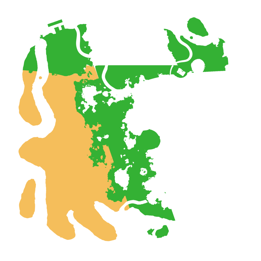 Biome Rust Map: Procedural Map, Size: 3500, Seed: 1969300733