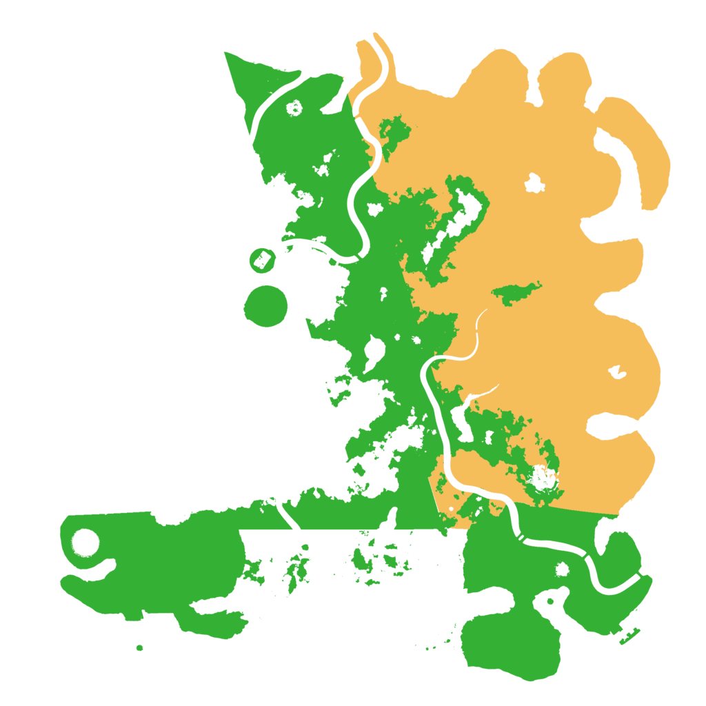 Biome Rust Map: Procedural Map, Size: 4500, Seed: 641112568