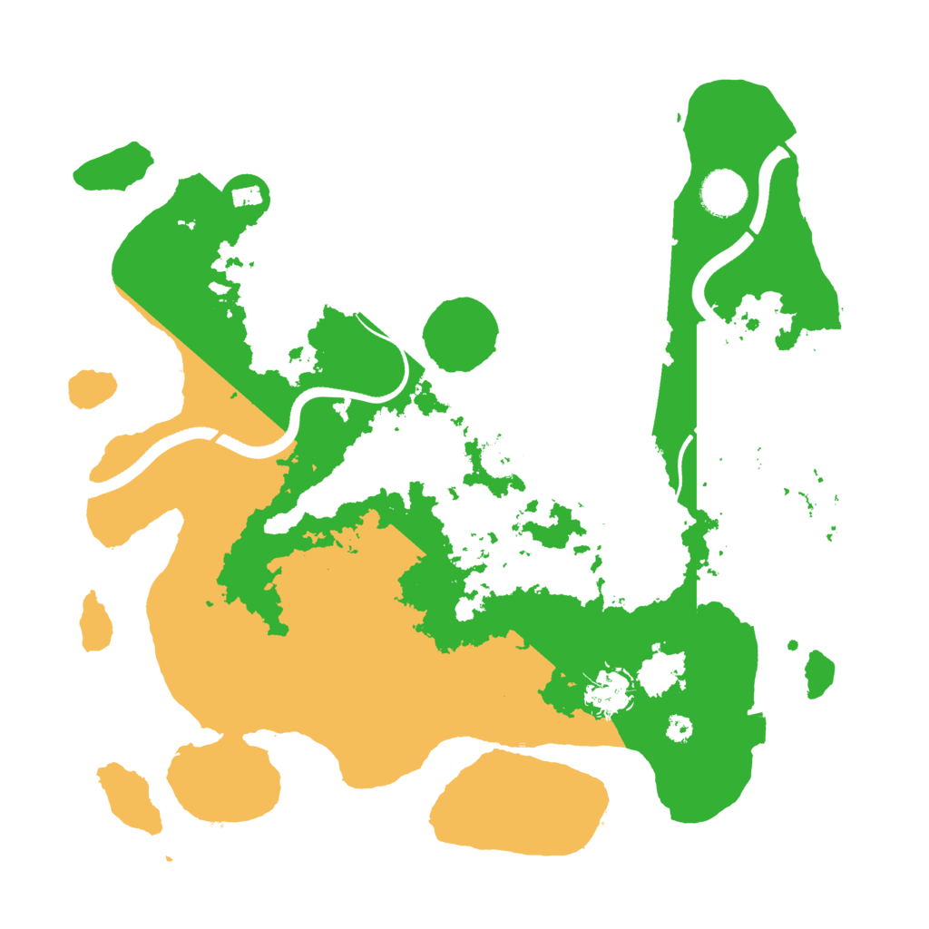 Biome Rust Map: Procedural Map, Size: 3500, Seed: 289158262