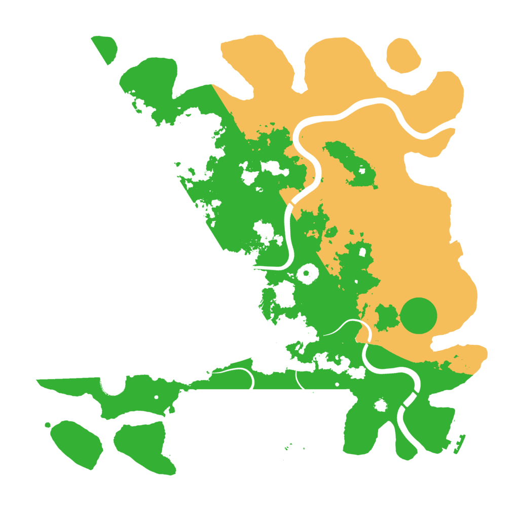 Biome Rust Map: Procedural Map, Size: 3750, Seed: 1390167848