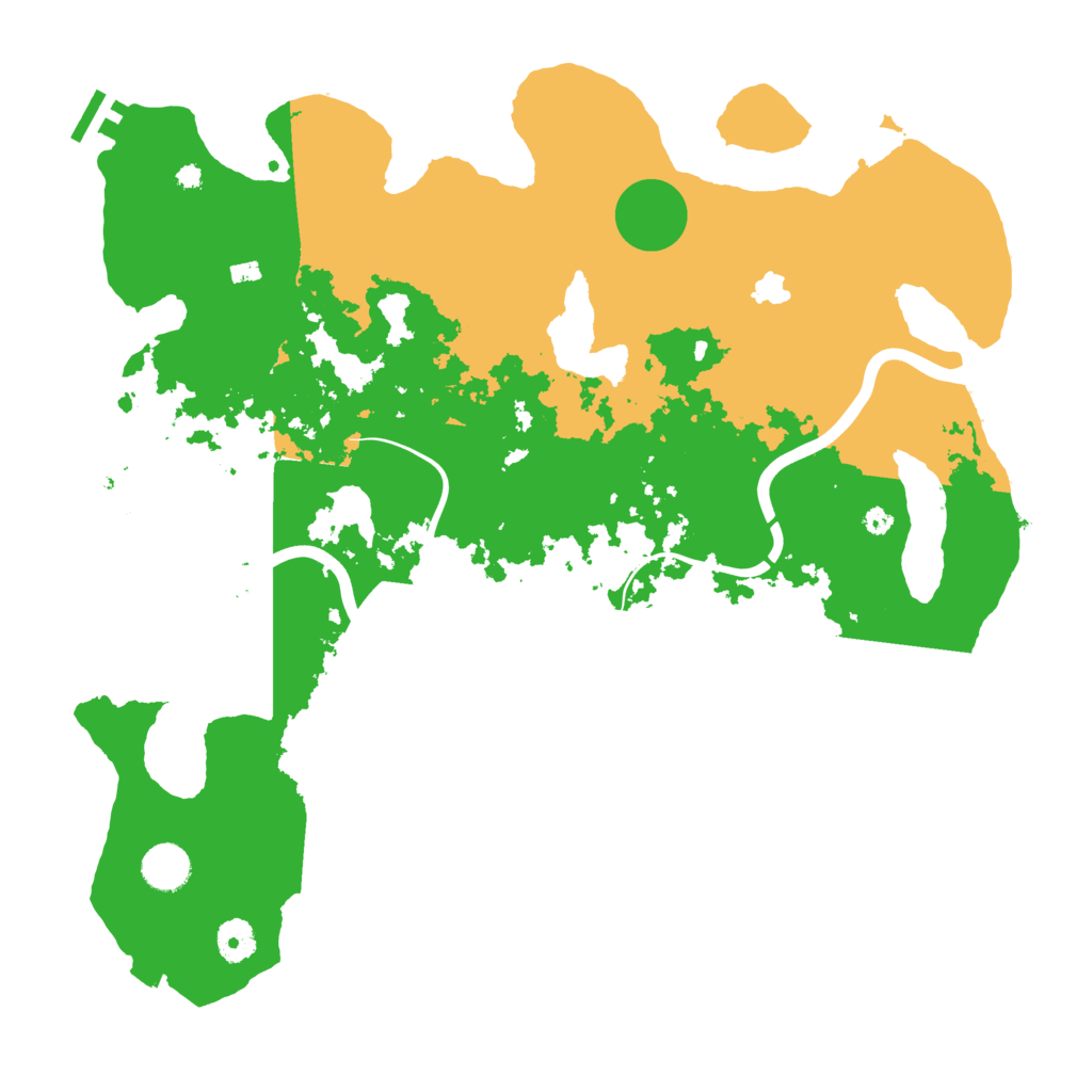 Biome Rust Map: Procedural Map, Size: 4000, Seed: 769638052