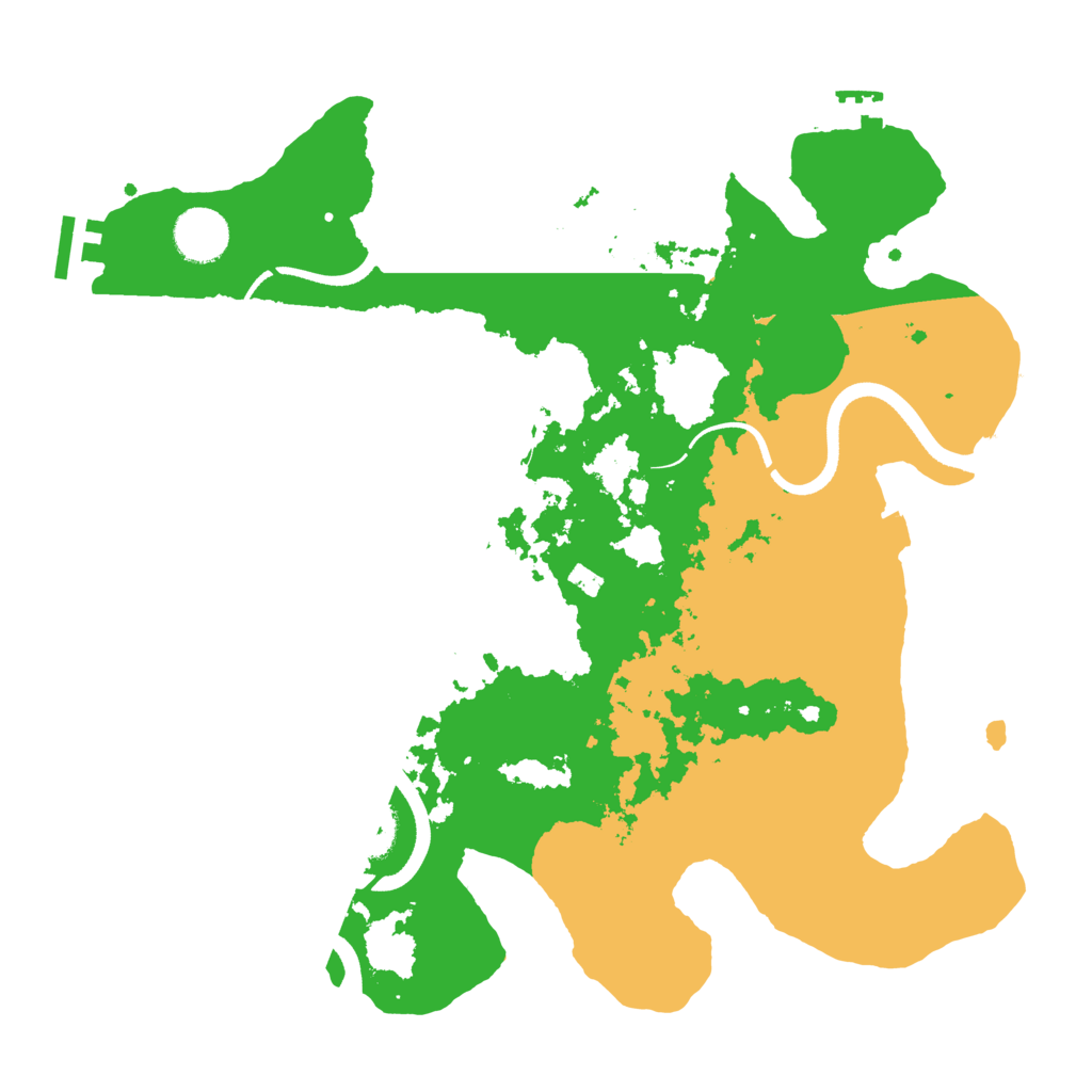 Biome Rust Map: Procedural Map, Size: 3500, Seed: 1143955687