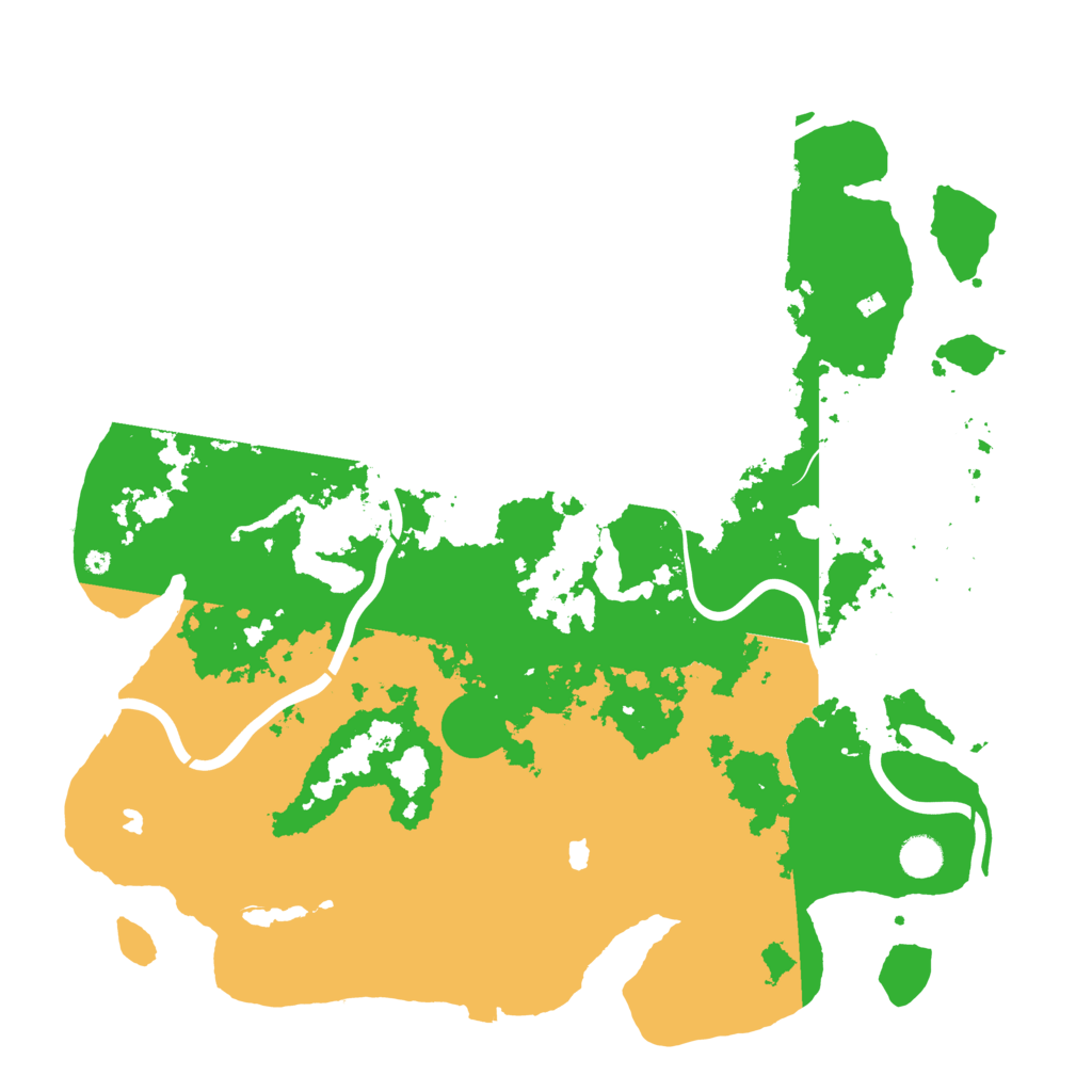 Biome Rust Map: Procedural Map, Size: 4500, Seed: 1741071603