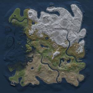 Thumbnail Rust Map: Procedural Map, Size: 4250, Seed: 1173273009, 17 Monuments