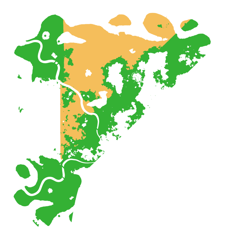Biome Rust Map: Procedural Map, Size: 4500, Seed: 296045880