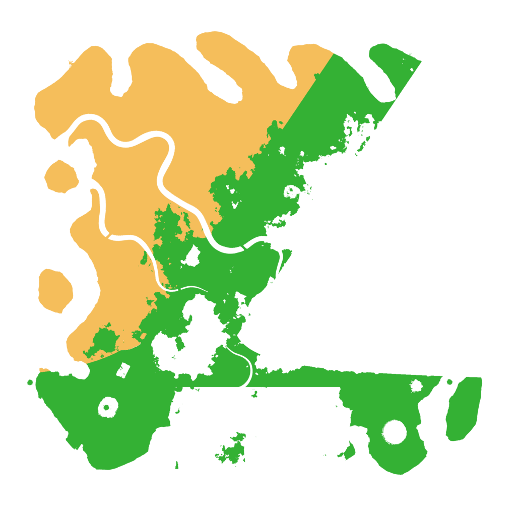 Biome Rust Map: Procedural Map, Size: 3800, Seed: 1972279856