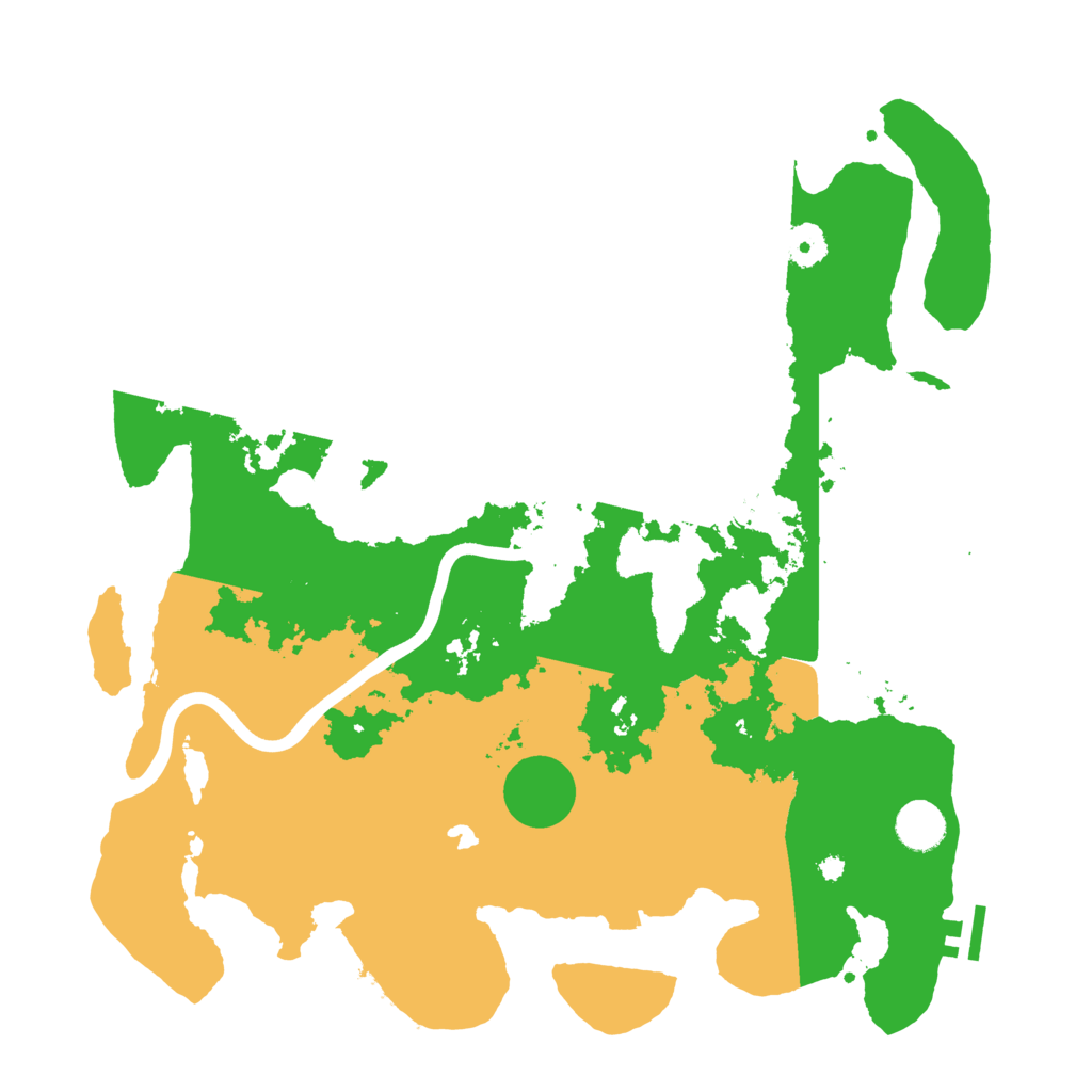 Biome Rust Map: Procedural Map, Size: 4000, Seed: 18112009