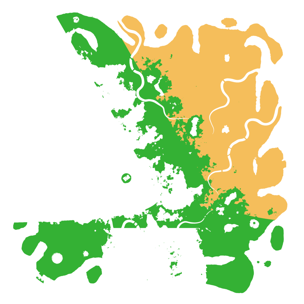 Biome Rust Map: Procedural Map, Size: 5000, Seed: 1306060676