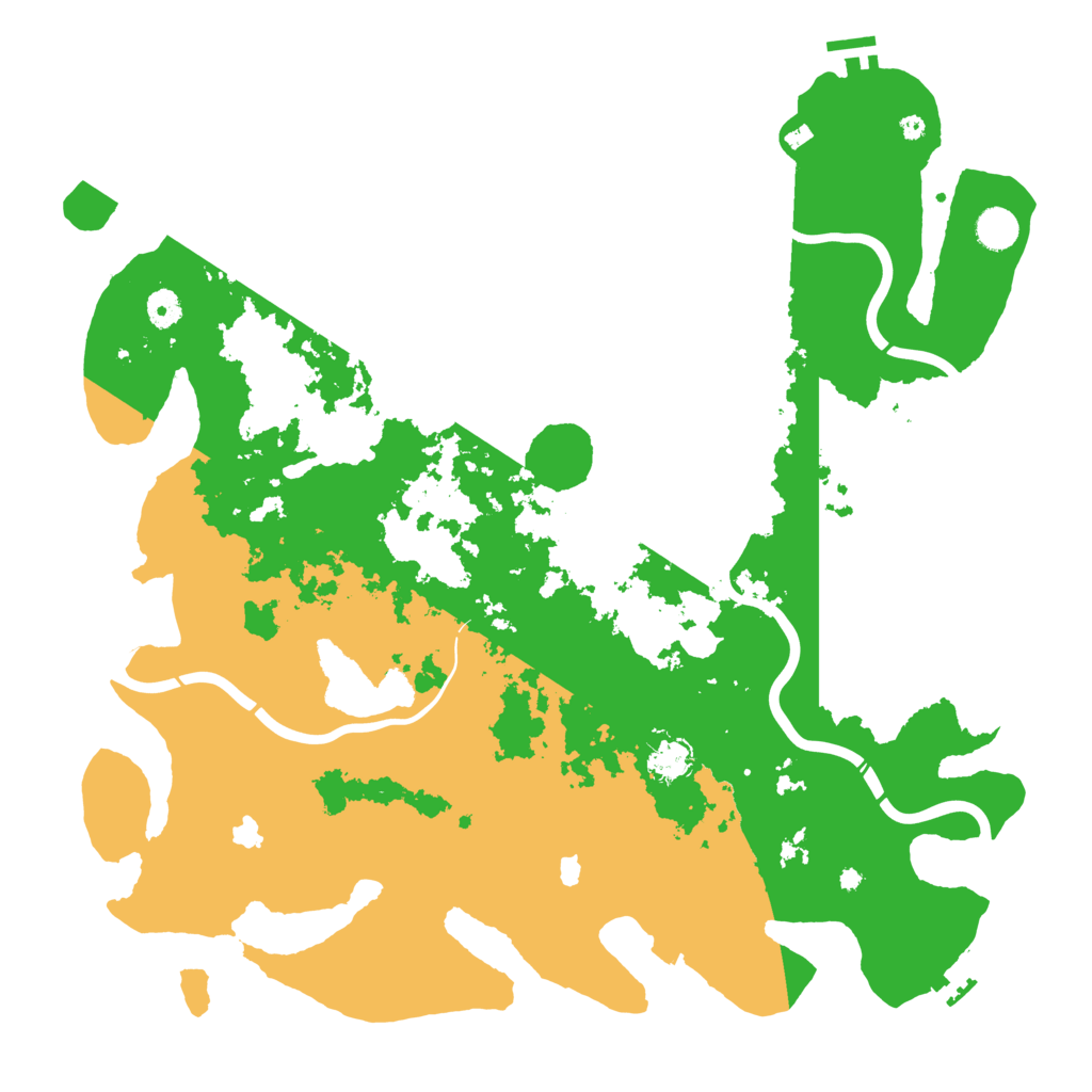 Biome Rust Map: Procedural Map, Size: 4500, Seed: 38731532