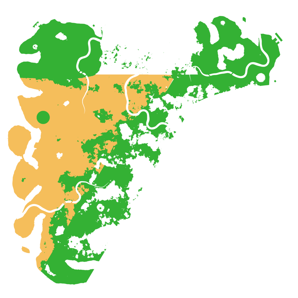 Biome Rust Map: Procedural Map, Size: 6000, Seed: 811061020