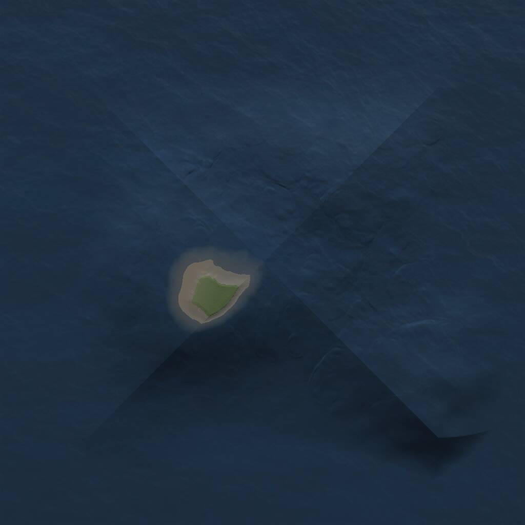 Rust Map: Procedural Map, Size: 1000, Seed: 1036024881, 1 Monuments