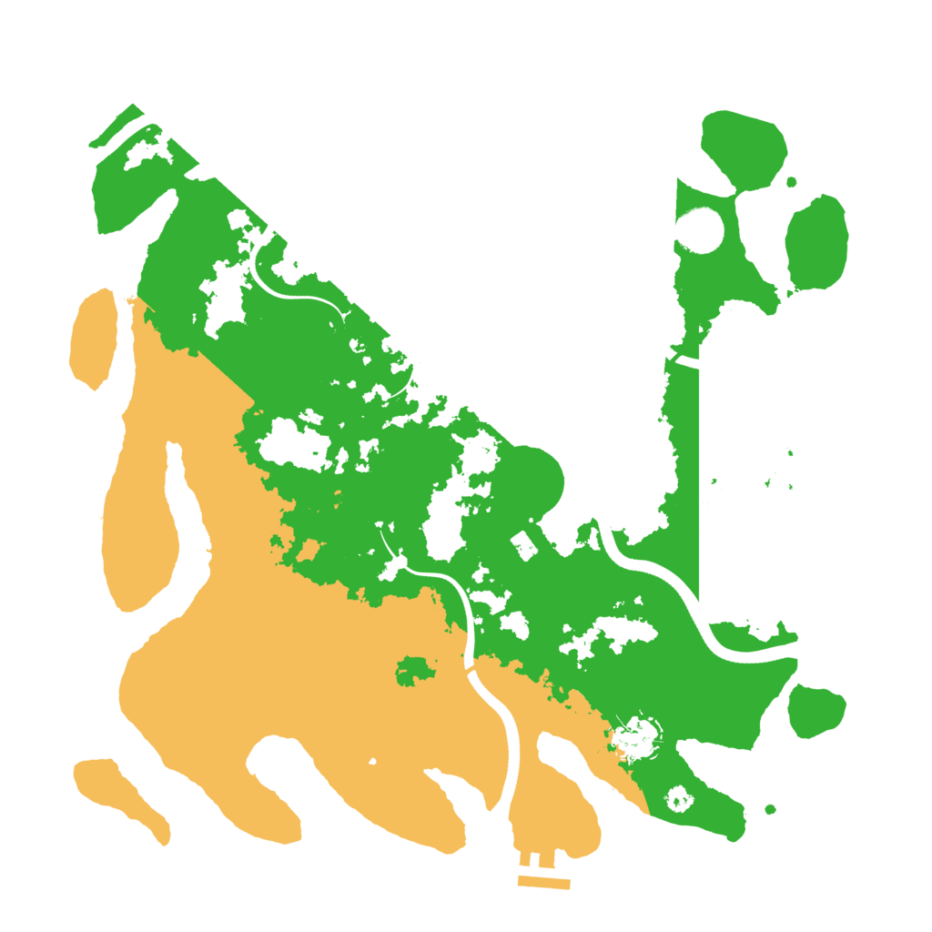 Biome Rust Map: Procedural Map, Size: 3600, Seed: 376